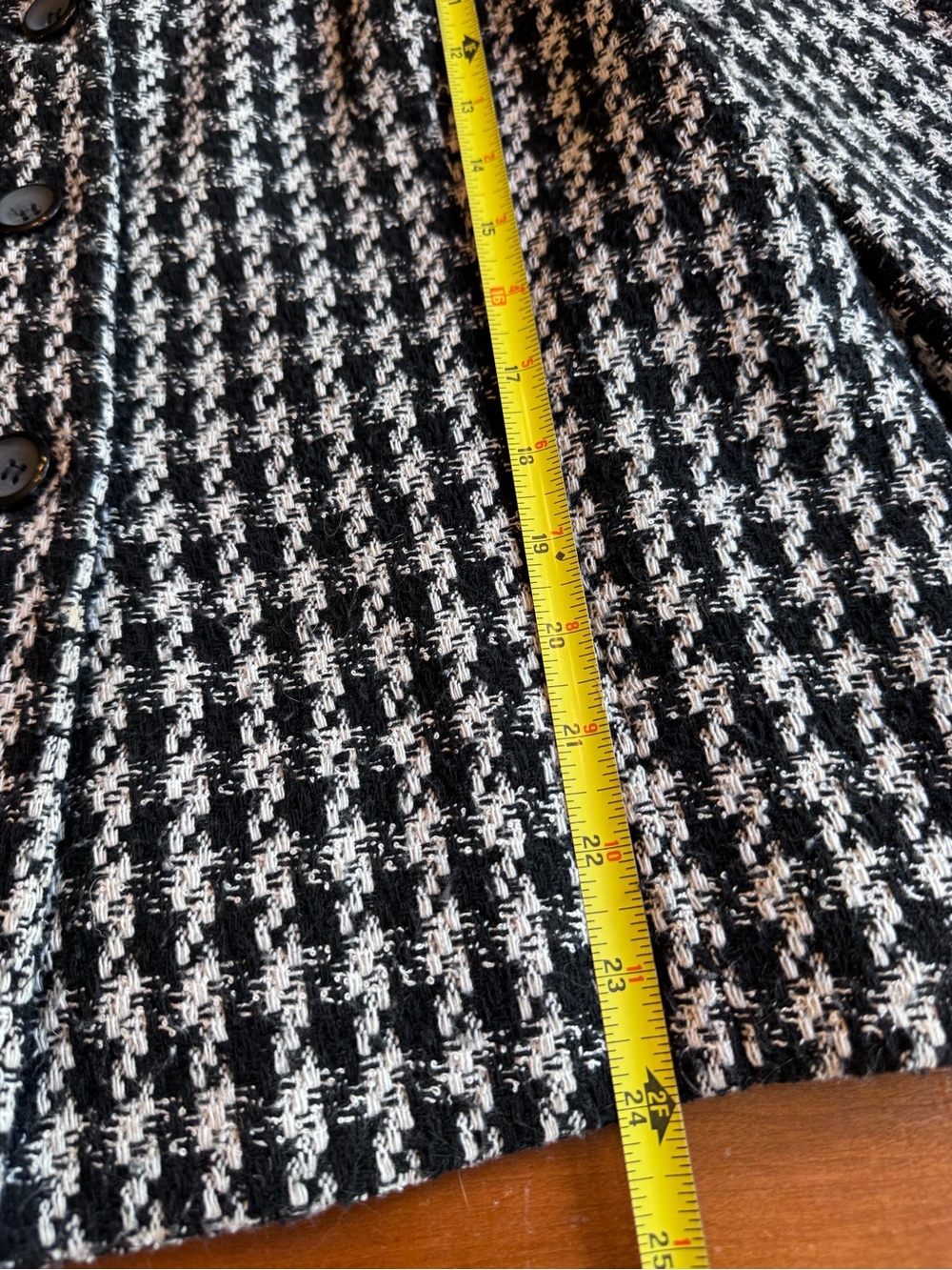 Requirements tweed houndstooth blazer Size 14 - Picture 6 of 12